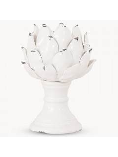 Birkdale White Artichoke Candleholder